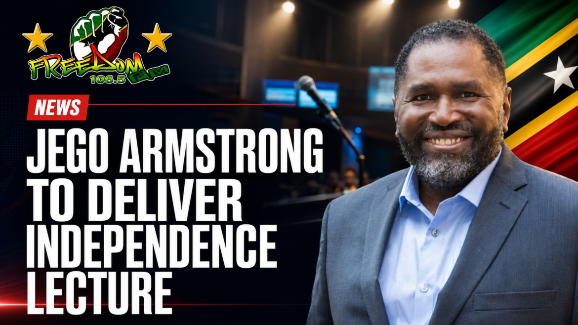 JEGO ARMSTRONG TO DELIVER INDEPENDENCE LECTURE
