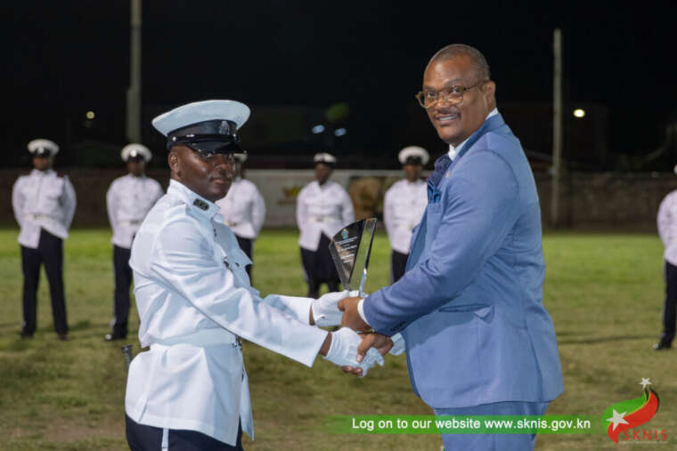 CONSTABLE ZAVIAN HARRIS EARNS BEST RECRUIT AWARD OF COURSE #47
